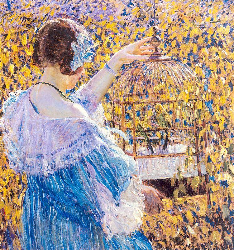 The Birdcage, Frieseke, Frederick Carl